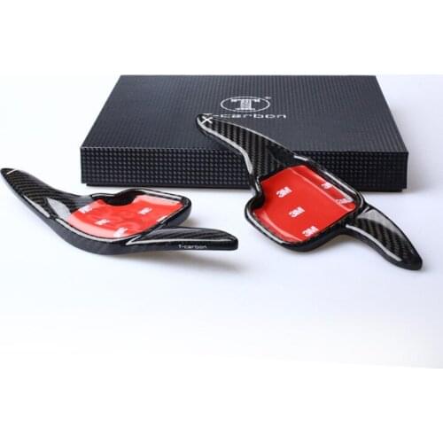 T-DS Style Carbon fiber Steering wheel shift paddle Fit For BMW