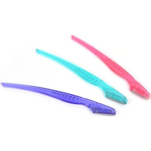 NEW 3 Pcs Hot Fashion Women Eyebrow Trimmer Blade Knife Shave Armpit Razor Body Hair Remover Knife Beauty Makeup Tools CB-015