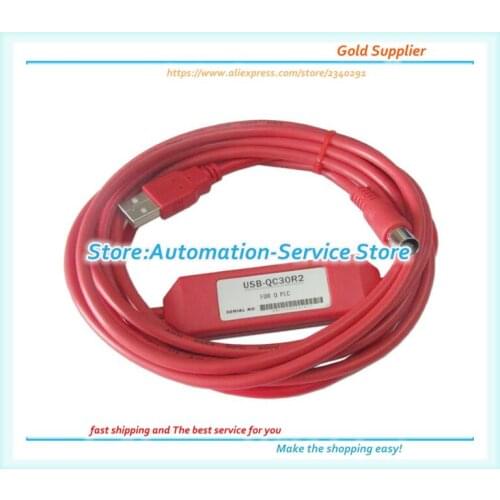 USB-QC30R2 Series Q PLC Program Cable Data Cable With USB And RS232