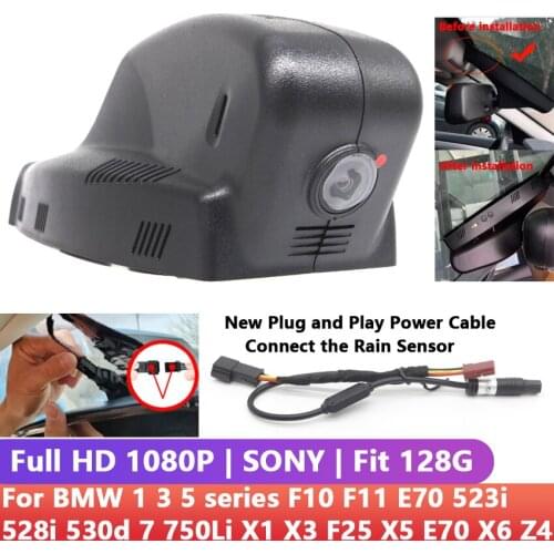 Plug and play HD Car DVR Video Recorder Dash Cam For BMW 1 3 5 series F10 F11 E70 523i 528i 530d 7 750Li X1 X3 F25 X5 E70 X6 Z4