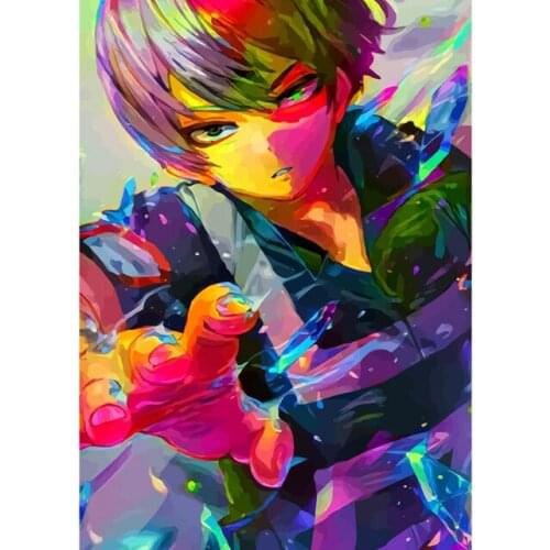 Xaviera Full Drill Embroidery My Hero Academia Diamond Painting Anime Figure Todoroki Shouto Diy 5D Rhinestone Cross Stitch Kits