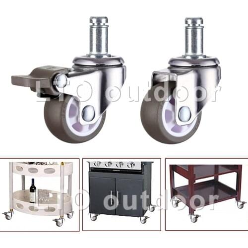 1/4PCS Super Mute Wheels Casters,TPE Wheel,Anti-wrap Wheel,1/1.25/1.5/2inch,For Furniture,Sofa,Showcase,Home Hardware