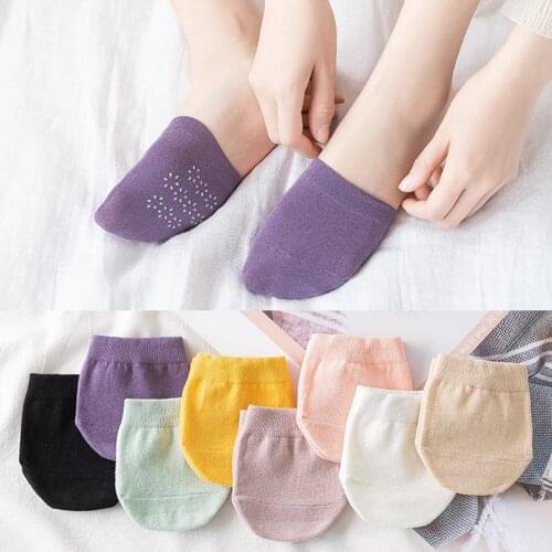 1 Pairs Toe Topper Liner Half Socks Seamless Womens Socks Toe Half Socks, No Show Liner Socks Half Socks Breathable Invisible
