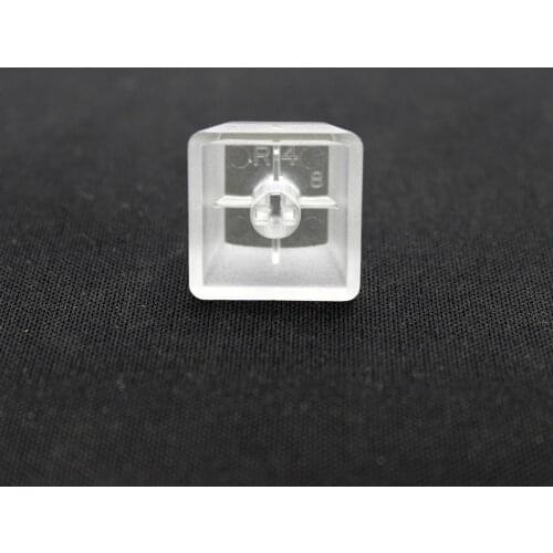 10 pcs\lot ABS Blank Clear Blue Translucious Keycap 1u Keycap For MX switches Mechanical Keyboard Switch Tester