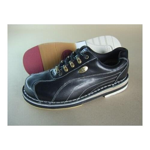 100% quality hot sale black professional bowling shoes