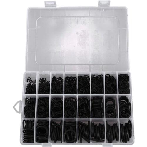 1200Pcs NBR Seal Ring Kit Thickness 1.5mm 2.4mm 3.1mm Nitrile NBR O-Ring Gasket Sealing Ring