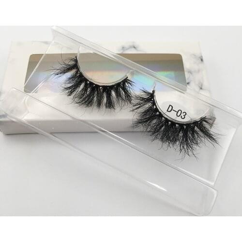 25 mm mink eyelashes beauty make up false eyelashes packaging boxes 20mm-25mm lashes extension supplies maquillaje 3D eyelash