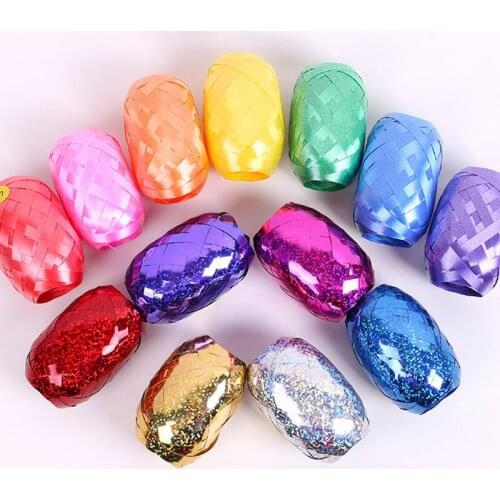 6PCS/Pack 5mm*10m Balloons Rope Latex Foil Balloon Laser Ribbon Wedding Birthday Party Decoration Accessories Baby Shower Decor