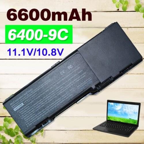9 cell 6600mAh 11.1v Battery For Dell Inspiron 6400 1501 E1505 PD946 PR002 RD850 RD855 RD857 TD344 TD347 TD349 UD260 UD264 UD267