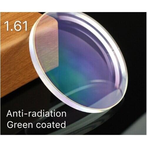 BAUS Ralferty 1.61Anti Radiation Anti blue ray Protection Optical Lens Thin Aspheric HMC Prescription Lens Myopia/ Glasses