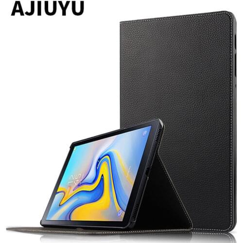 Case Cowhide For Samsung Galaxy Tab A 10.5 Cover SM-T590 SM-T595 T597 Tablet Protective Genuine Leather Galaxy Tab A 10.5" Case