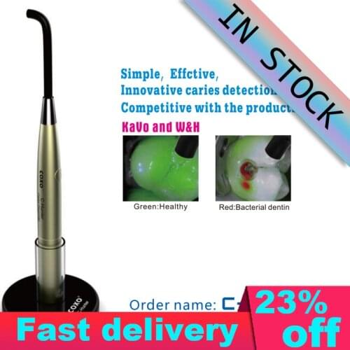 COXO No Radiative Warm Dental Caries Check LED Curing Light Detector Composite Resin Lamp DB686 Nano