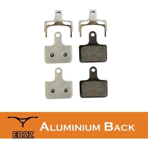 EOOZ 2 Pairs Lightweight Bicycle Semi-metallic Disc Brake Pads Aluminum Back For SHIMANO Ultegra R8070, RS805, RS505, RS405