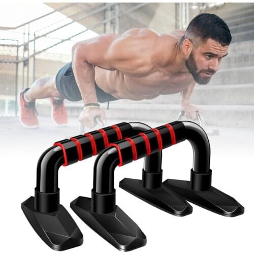I-shaped Push-up Rack Fitness Equipment Push Up Bars 1 Pair Hand Sponge Grip Bars Muscle Training Chest Home Gym Workout