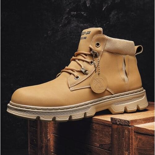 New Brand Fashion Outdoors Sneakers Waterproof Mens shoes Men Combat Desert Casual Shoes Zapatos Hombre Big Size