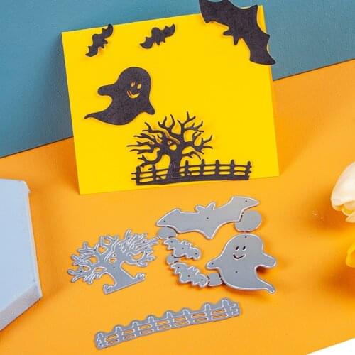 Metal cutting dies halloween ghost bat cut die mold decoration Scrapbook paper craft knife mould blade punch stencils dies