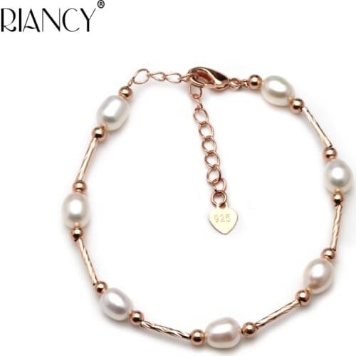 Fashion Charm Bracelet Natural Freshwater Multicolor Pearl Bracelet white Pearl Jewelry for Women wedding gift
