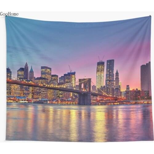 NEW YORK Wall Tapestry Cover Beach Towel Throw Blanket Picnic Yoga Mat Home Decoration