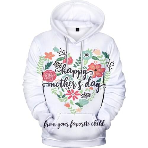 2021 New Women Hoodie 3D Print Harajuku Kawaii Sweatshirt Fashion Casual Long Sleeve Sportswear Great Mothers Day Gift