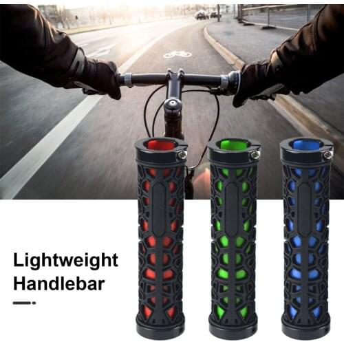 New Bike Grips Bicycle Handlebar Rubber Lock-on Ultraight MTB Grips Anti-skid Shock-absorbing Cycling Handlebar Bike Parts