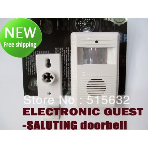 New Electronic Motion Sensor Guest Saluting Doorbell mulitmusic sound for choice