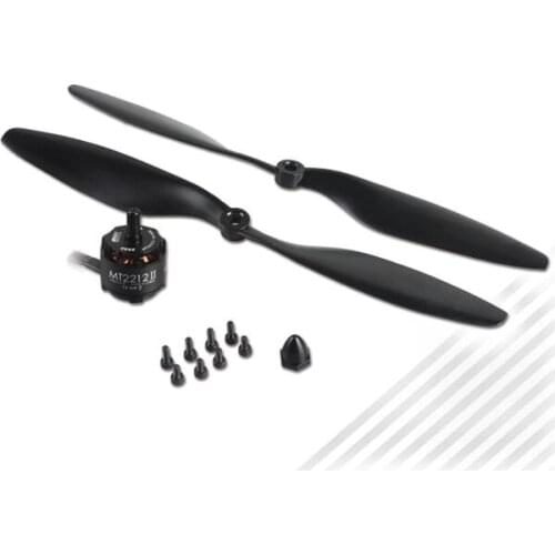 1 sets Original EMAX Cooling MT2212 II 900KV CW CCW Brushless Motor with 1045 Propeller for RC Multicopter