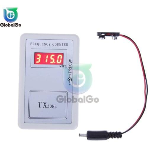 Remote Control Wireless Frequency Meter Counter for Car Auto Key Remote Control Detector Cymometer Power Supply Cable