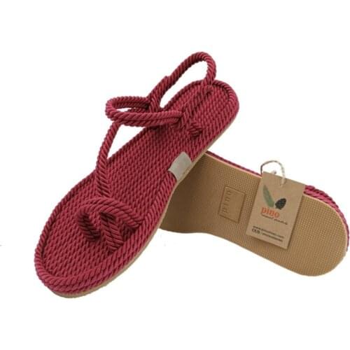 Miteka Casual Shoes Hera Rope Rope Sandals new fashion men women universal summer colorful product sea sun beach Flat Sandals