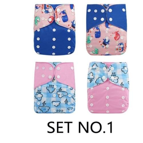 Cloth Eco-friendly Diaper Washable Cloth Diaper Adjustable Baby Nappy Reusable pocket Diapers