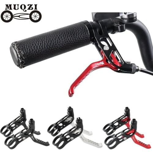 MUQZI Bike Brake Lever Ultra Light 22.2mm CNC Aluminum Alloy V Brake Disc Brakes Handle MTB Folding Small Wheel Bicycle Parts