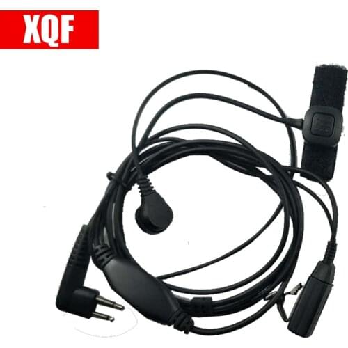 XQF Acoustic Tube Earpiece finger for Motorola P040, P080, P100, P110, P1225, 1225LS,2000 XTN446, XTN500, XTN600 Radio