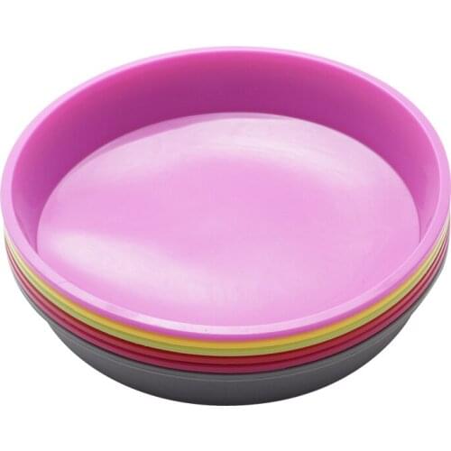 1Pcs Round Silicone Pizza Pan for Baking Wedding Cake Pizza Pie Bread Loaf for Microwave Oven