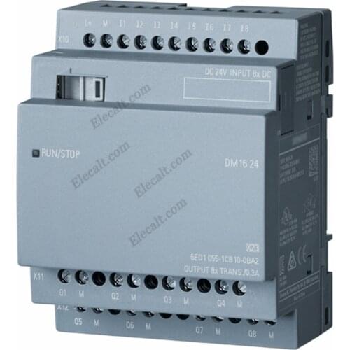 6ED1055-1CB10-0BA2 LOGO! DM16 24 Expansion Module 8 DI/8 DO 4 MW for LOGO! 8 Origianl New In Box 6ED1 055-1CB10-0BA2