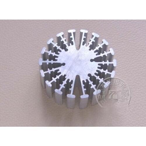 Fast Free Ship 20pcs/lot High quality tube light sunflower radiator circular LED aluminum heat sink 53*28*20MM Heatsink