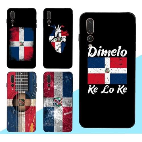 Flag of Dominican Republic Case For Huawei P40 P30 Pro P10 P20 Lite Mate 20 10 30 Lite P Smart Z 2019 TPU Cover