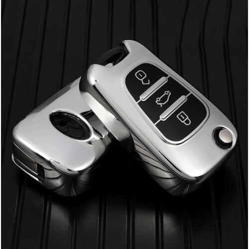 Hot Sale TPU Carbon Fiber Car Key Cover Case For Hyundai I20 I30 Ix35 Solaris Elantra Accent For Kia Ceed K2 K5 Sportage Shell