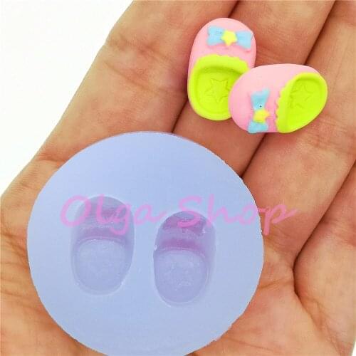 FYL829 16.9mm x 11.4mm Silicone Mold Fondant Cake Decoration Candy Resin Clay Earrings Necklace Craft Soap Candle FOOD SAFE
