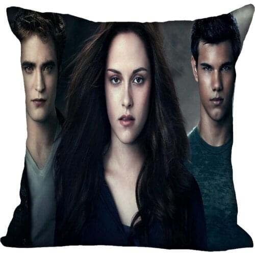 CLOOCL The Twilight Saga Breaking Dawn Pillow Covers Polyester Zipper Movie Role Print Cushion Cover Throw Pillow Case