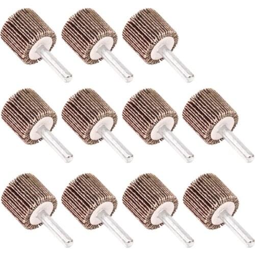 20 Pack Mounted Flap Wheel 80 Grit Aluminum Oxide Sanding Flap Wheels for Drill - Abrasive Grinding Tool