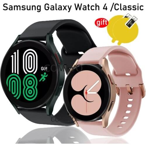 NEW Belt for Samsung Galaxy Watch 4 Classic 42mm 46mm 40mm 44mm Strap Silicone Watchband Bracelet Band SmartWatch Wristband