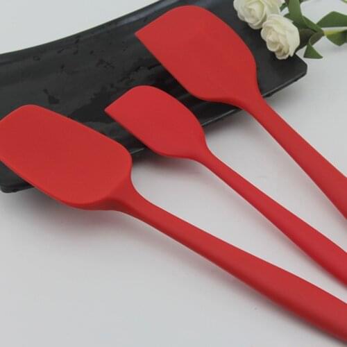3PCS Silicone Cake Baking Scraper Cream Cookie Pastry Scraper Silicone Spatula Decorating Bakeware Tableware Kitchen Baking Tool