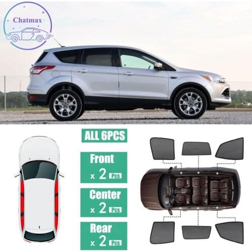 For Ford Escape Kuga 2013-2018 Window Sunshade UV Protection Ray Blocking Mesh Laser Block Black Net Yarn