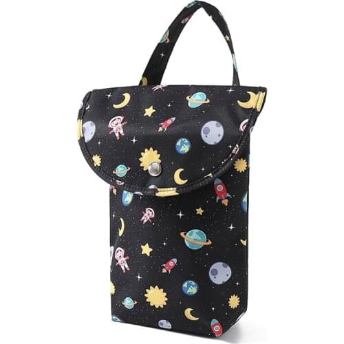 W3JF Multifunctional Baby Diaper Bags Reusable Fashion Waterproof Diaper Organizer Portable Capacity Mummy Bag