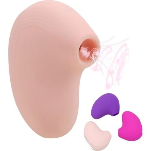 8cm Sucking Vibrator For Clitoris Sucker Nipple Licks Women Masturbator Machine Erotic Toys In Pocket Adults Goods Sex Products