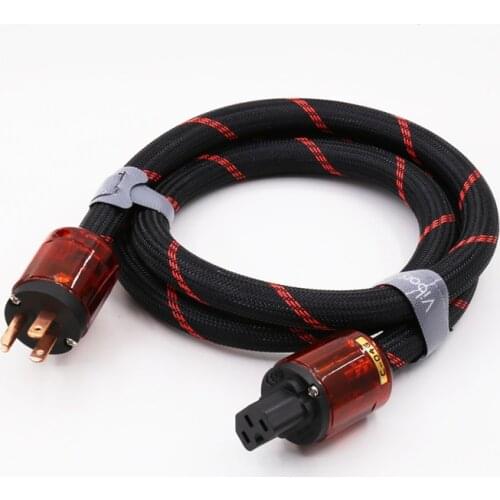 DIY Hi-End 1.5M copper Hifi Audio P-046 C-046 17MM US Power Cord