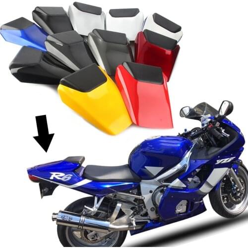 YZF R6 1998-2002 Rear Pillion Passenger Cowl Seat Back Cover GZYF Motorcycle Spare Parts For Yamaha 98 99 00 01 02 ABS plastic
