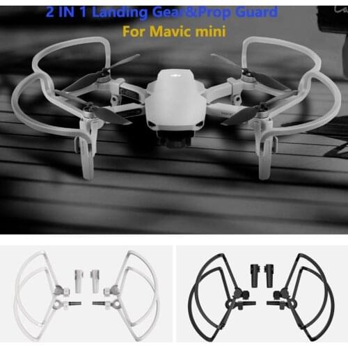 2IN 1 Propeller Guards with Landing Gears Propellers Shielding Rings Protectors For DJI Mavic Mini/MINI 2 Drone Accessories