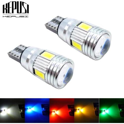 2X Canbus LED Car Light T10 W5W Parking Lights Auto Clearance white red green blue For kia rio k2 ceed sportage optima forte
