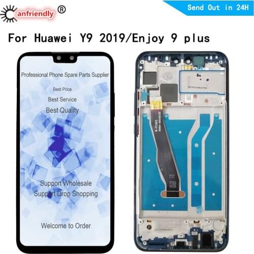 6.5" For Huawei enjoy 9 plus enjoy9 plus Y9 2019 JKM-LX1 LX2 LX3 JKM-AL00 TL00 LCD Display Touch panel Screen Digitizer Assembly