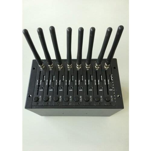 8 port modem pool bulk sms and make voice machine for marketing